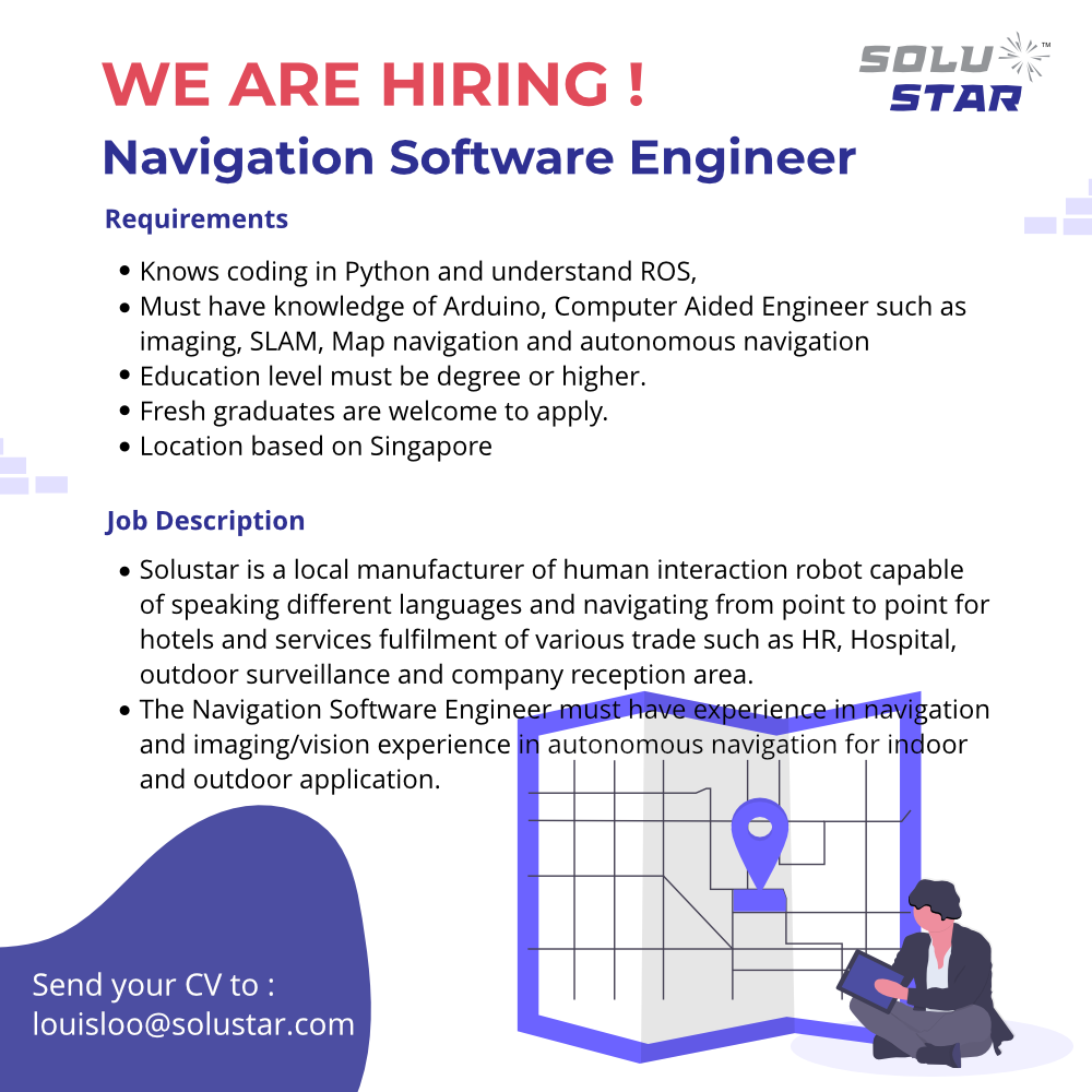 Recruitment Solustar - Navigation Software Engineer